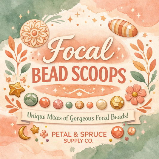 Focal Bead scoops 40-60 beads in each scoop